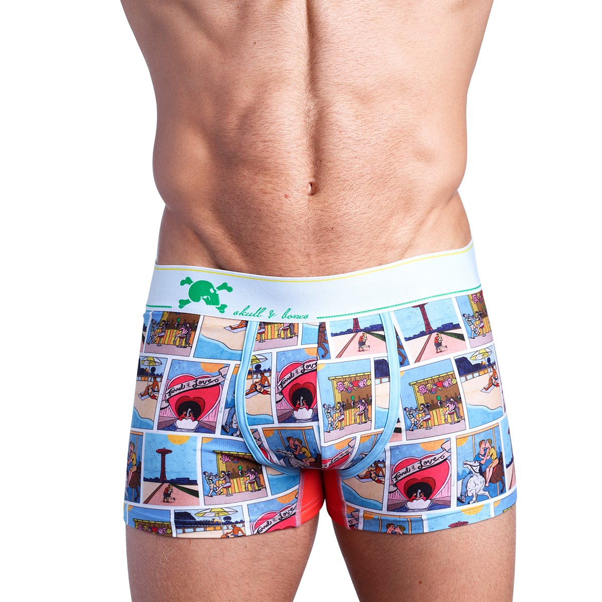 Skull & Bones Coney Island Comic Strip Trunk