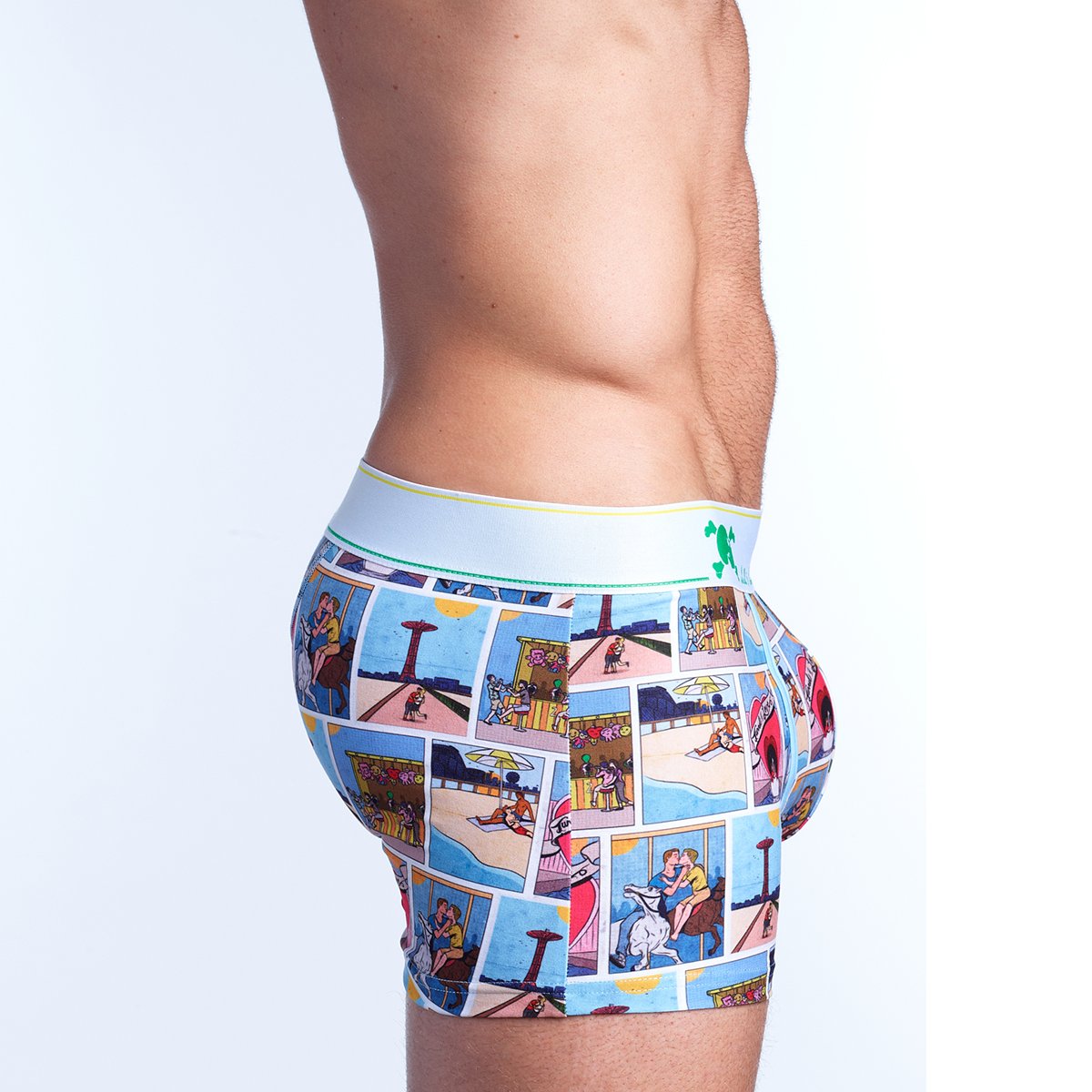 Skull & Bones Coney Island Comic Strip Trunk