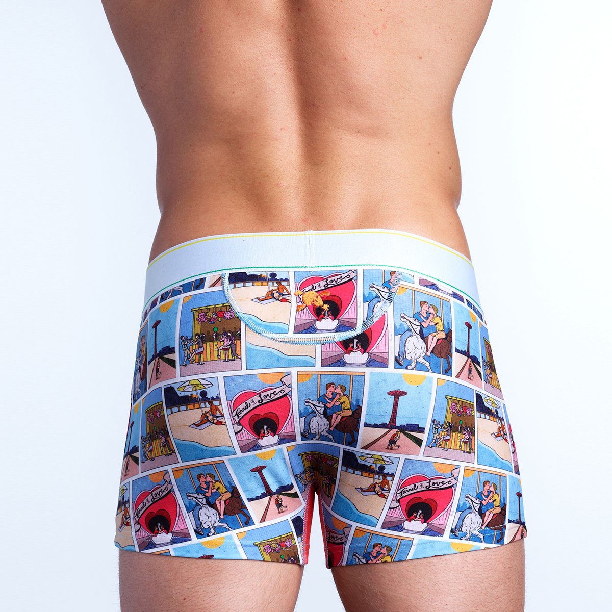 Skull & Bones Coney Island Comic Strip Trunk