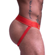 Skull & Bones Paisley Burnout Jock Red