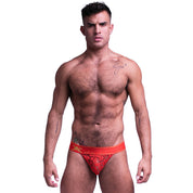 Skull & Bones Paisley Burnout Jock Red