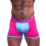 Skull & Bones Sport Mesh Trunk Pink Blue