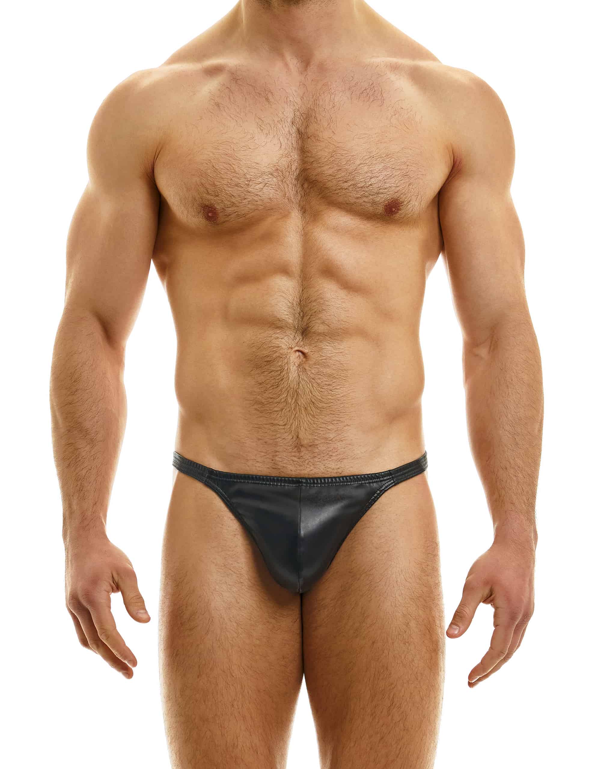 Modus Vivendi Pleasure Thong Black. Made in Greece. removable ball. 