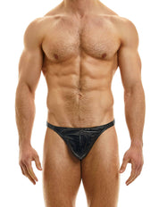 Modus Vivendi Pleasure Thong Black. Made in Greece. removable anal ball. 