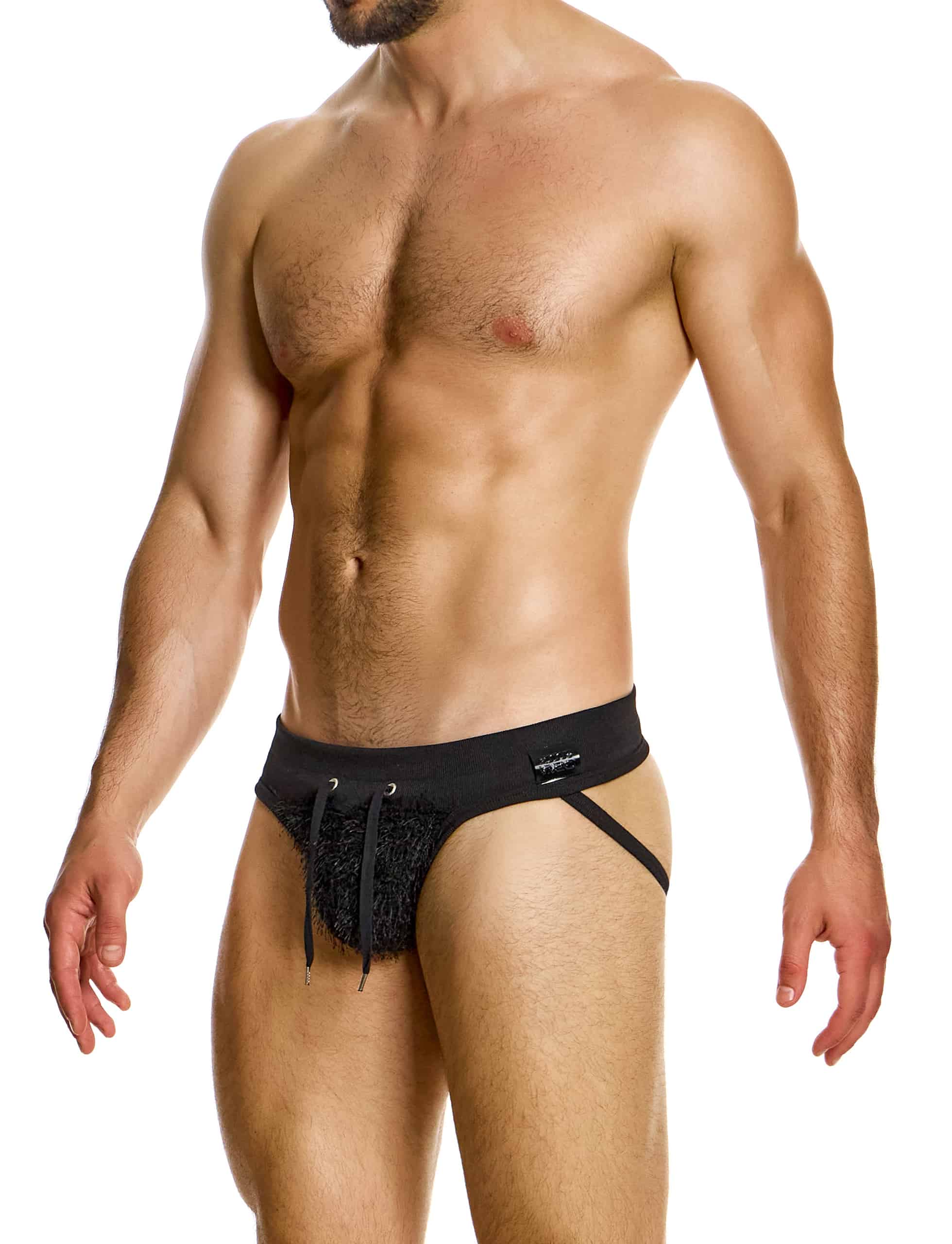 Modus Vivendi Fringes Jockstrap  Black. Made in Greece. Party wear. underwear party. Jockstrap mens jocks. black