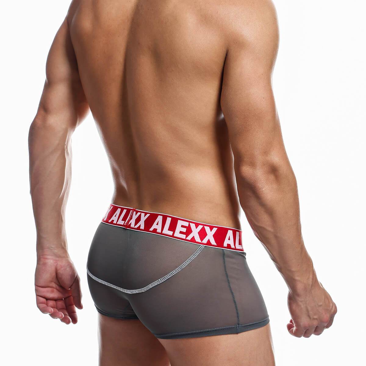 Alexx Underwear Justin Boxer Grey