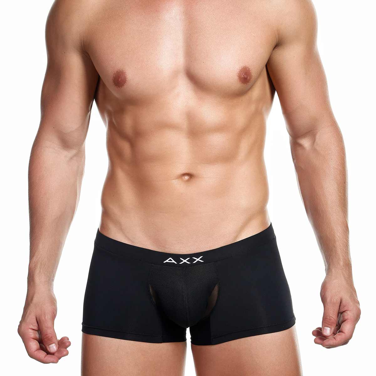 Alexx Underwear Aggressive Leopard Trunk Black