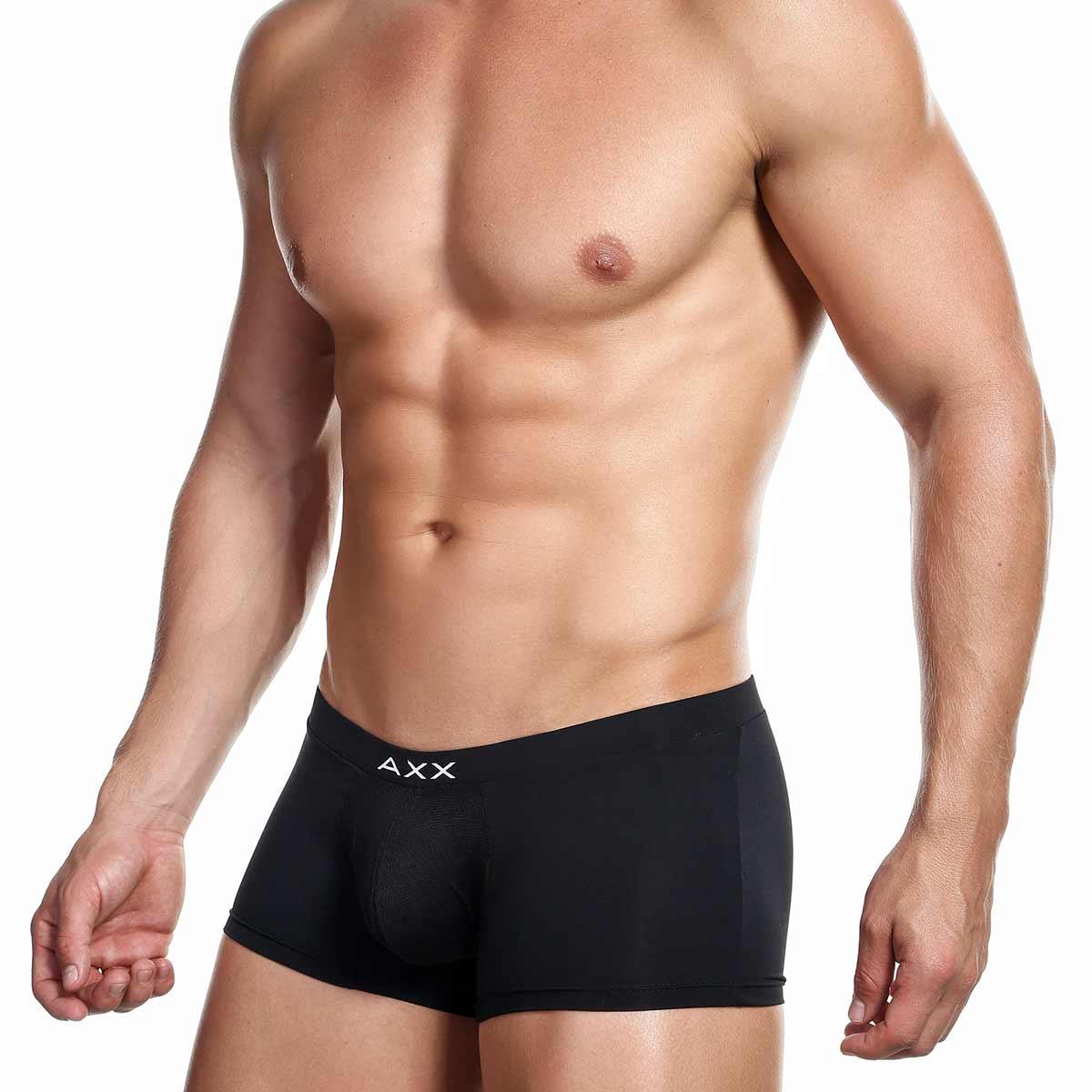 Alexx Underwear Aggressive Leopard Trunk Black