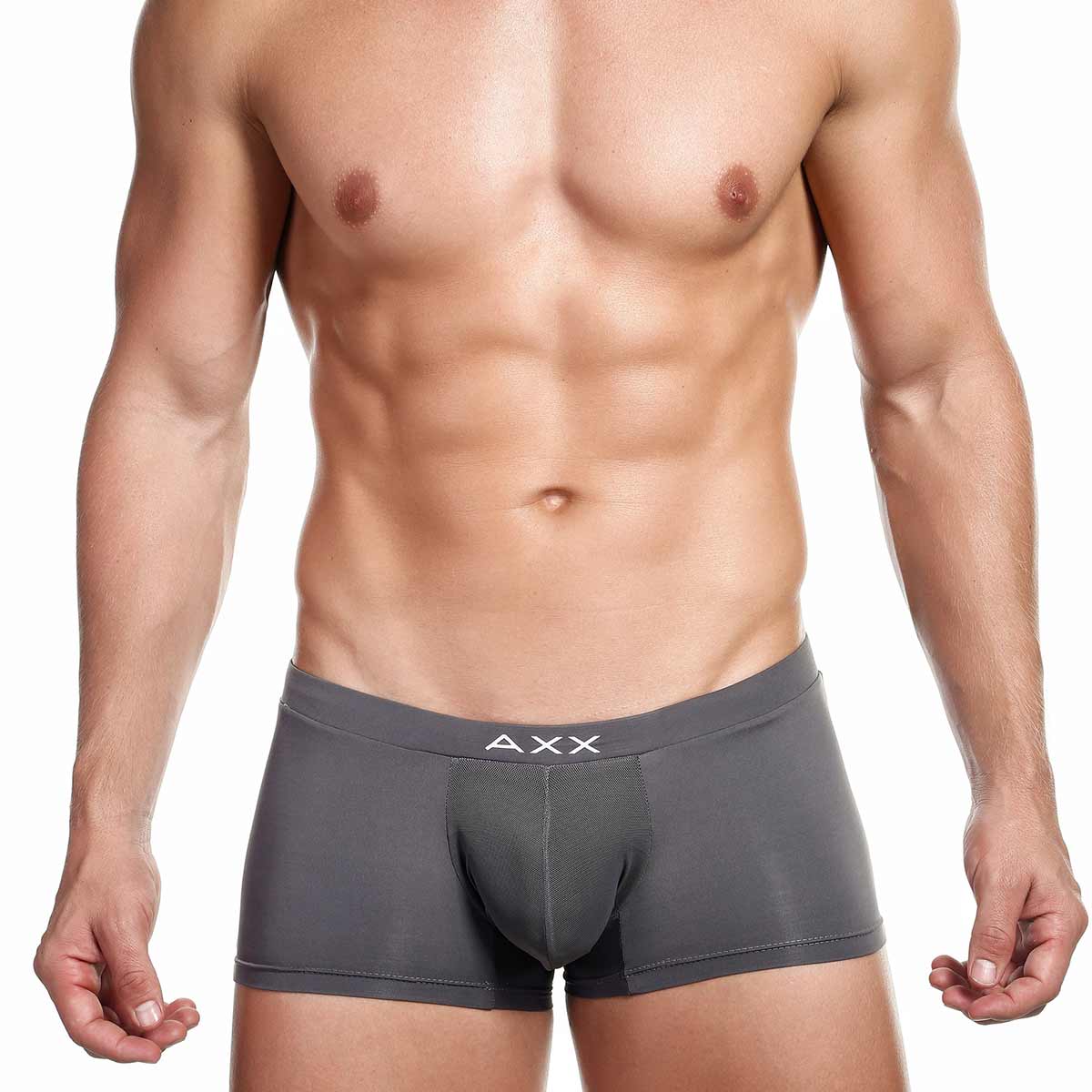 Alexx Underwear Aggressive Leopard Trunk Grey