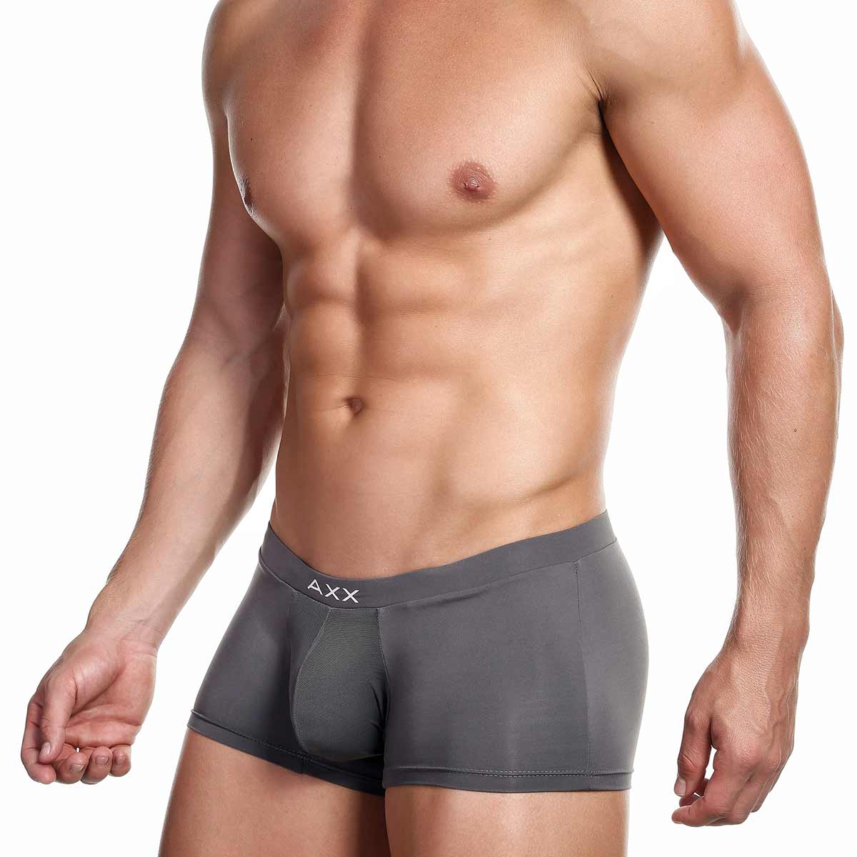 Alexx Underwear Aggressive Leopard Trunk Grey