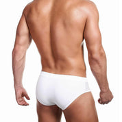 Alexx Underwear Attachment Leopard Brief Print White