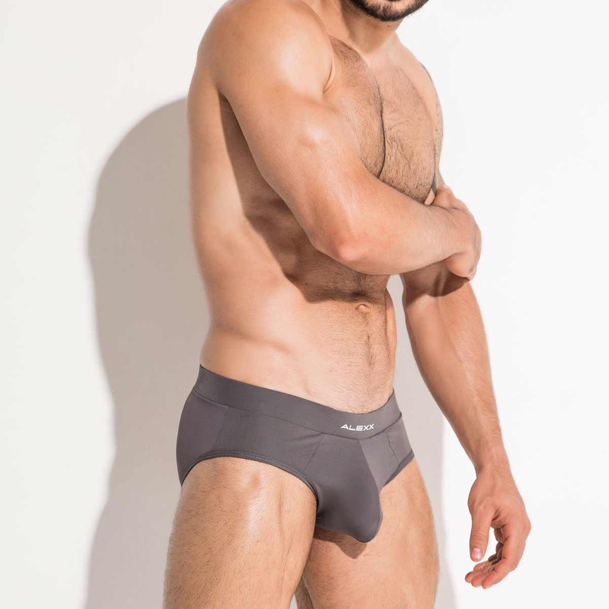 Alexx Underwear Handsome Brief Grey