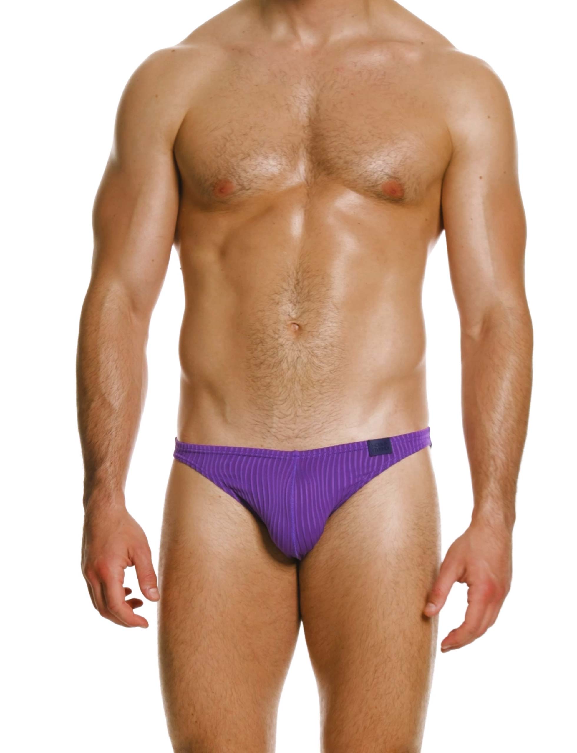Modus Vivendi Curved Low Cut Brief. Made in Greece. luxury comfort high quality. Party wear. underwear party wear. gay men shorts. Purple