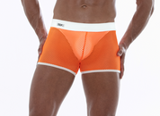 TOF Paris Neon Mesh Shorts Neon Orange