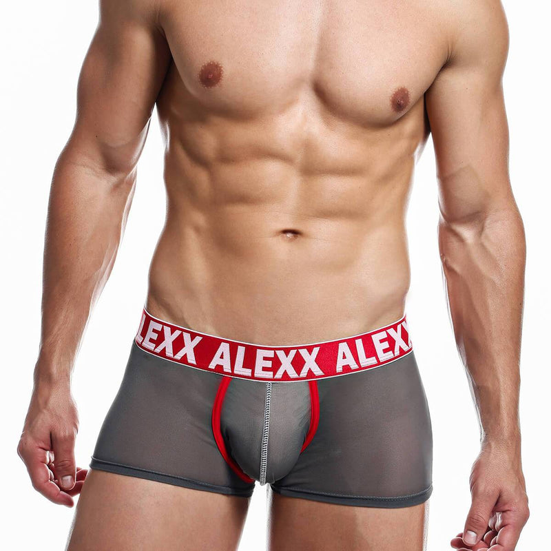 Alexx Underwear Justin Boxer Grey