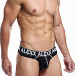 Alexx Underwear Andy Thong Black