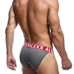 Alexx Underwear Shoot Bikini Grey