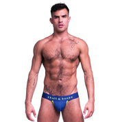 Skull & Bones Sport Mesh Thong Navy Neon Green